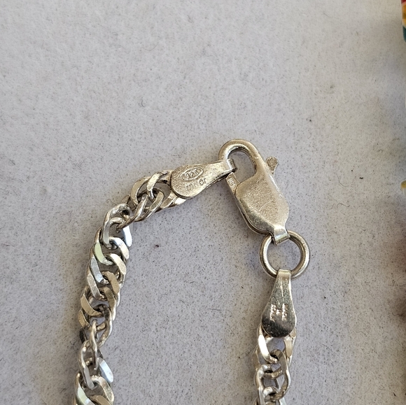 SET! Millefiori Glass Cubes Necklace, 925 SX Earrings & 925 Ankle Bracelet SET! - Picture 8 of 16